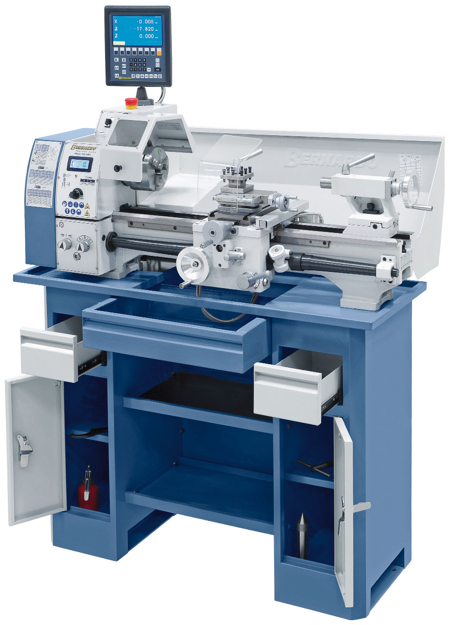 Leitspindel-Drehmaschine Profi 550 PRO / 400 V inkl. 2-Achs-Digitalanzeige ES-12 V