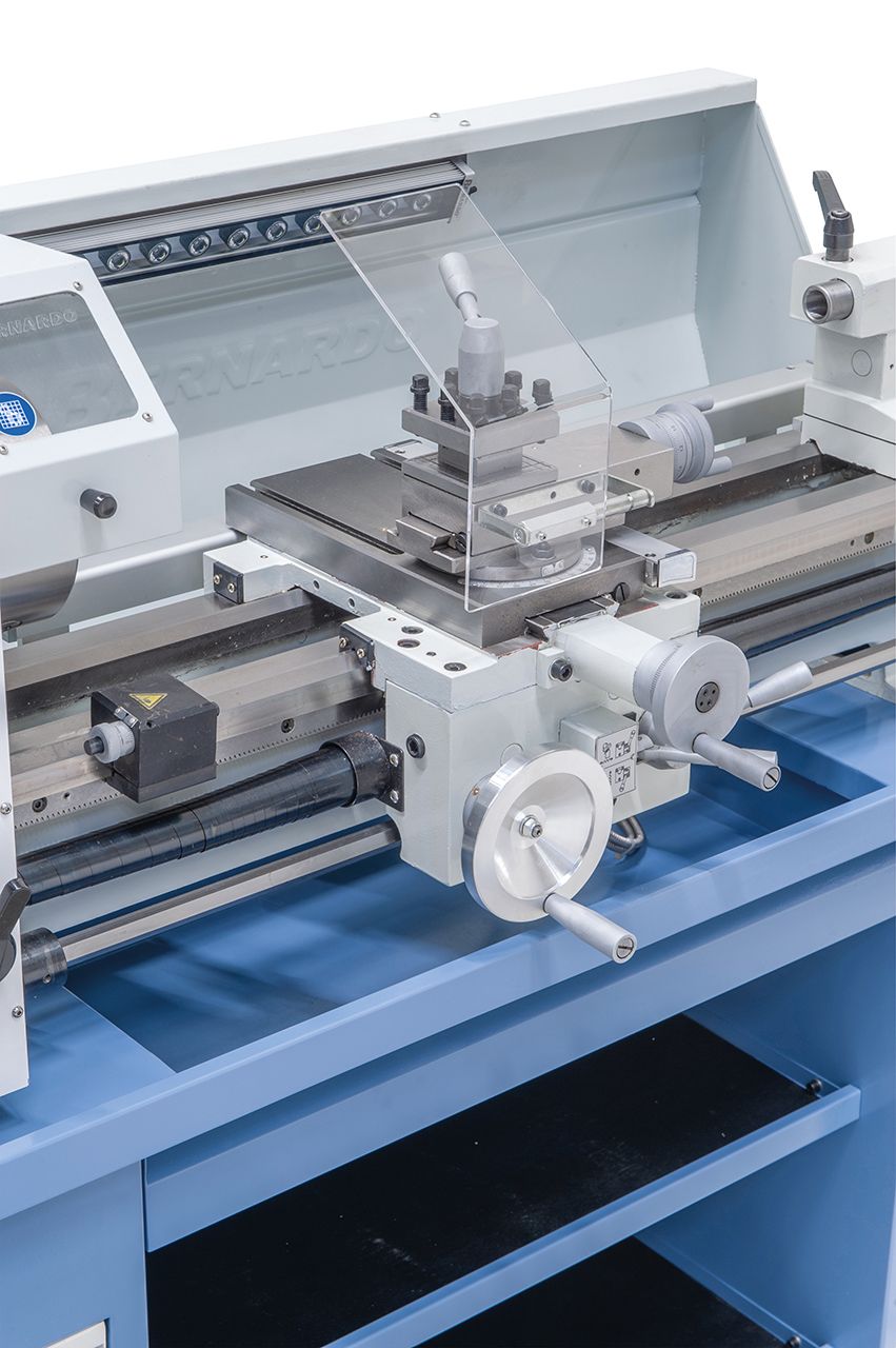 Leit- und Zugspindeldrehmaschine Profi 750 Vario / 230 V inkl. 2-Achs Digitalanzeige ES-12 V