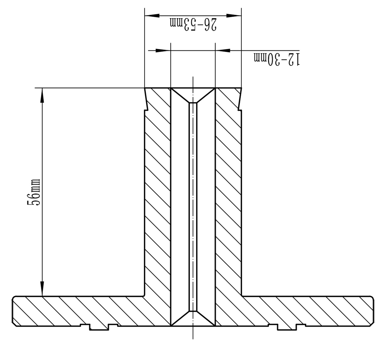 Verlängerte Spannzange f. Spannfutter M 115