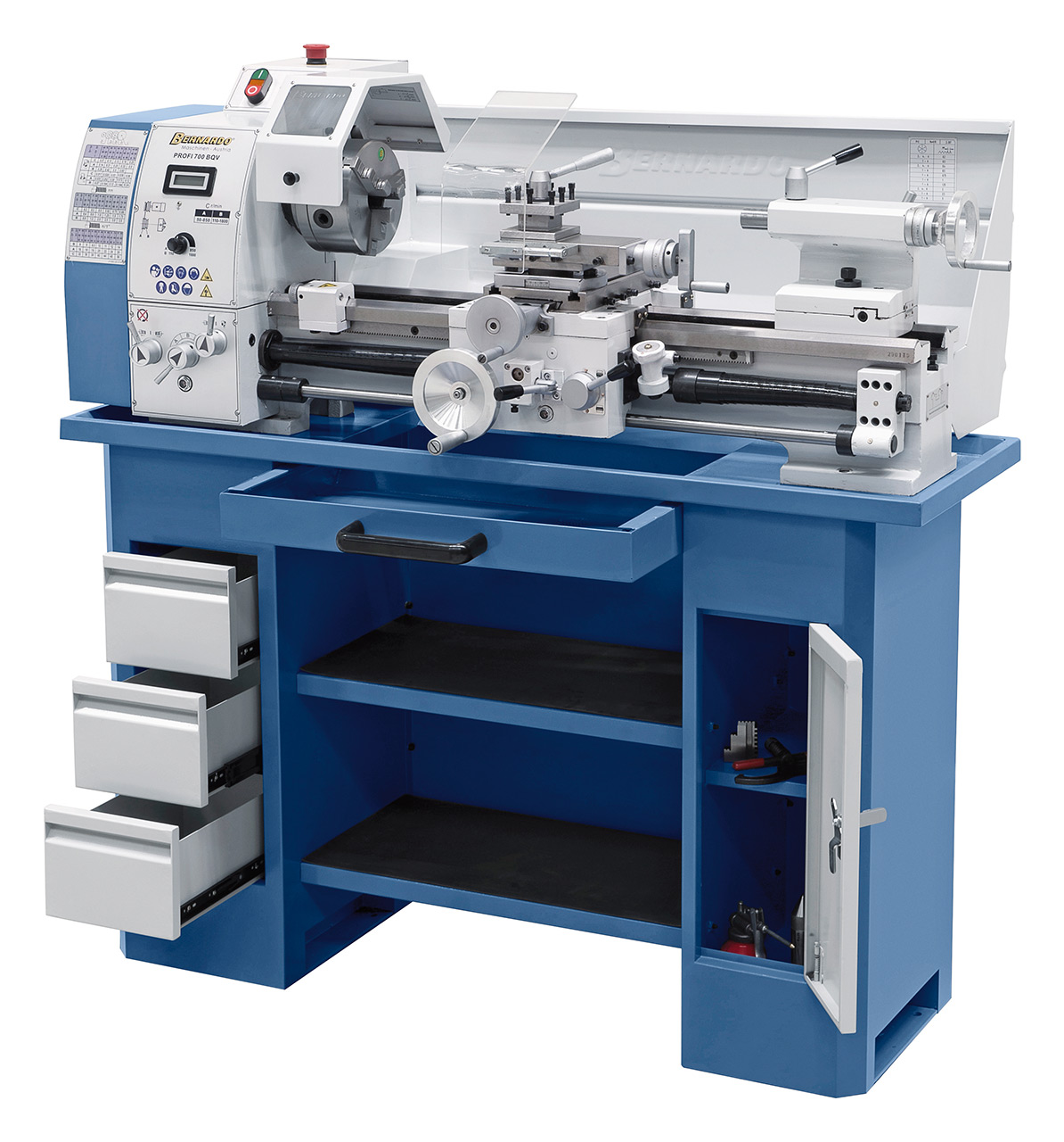 Leit- und Zugspindeldrehmaschine Profi 700 BQV / 230 V