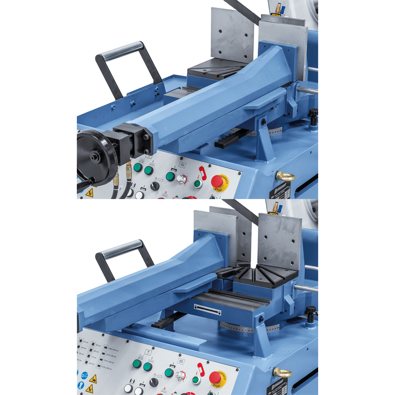 Halbautomatische Doppelgehrungsbandsäge MBS 600 DGA-V / 400 V