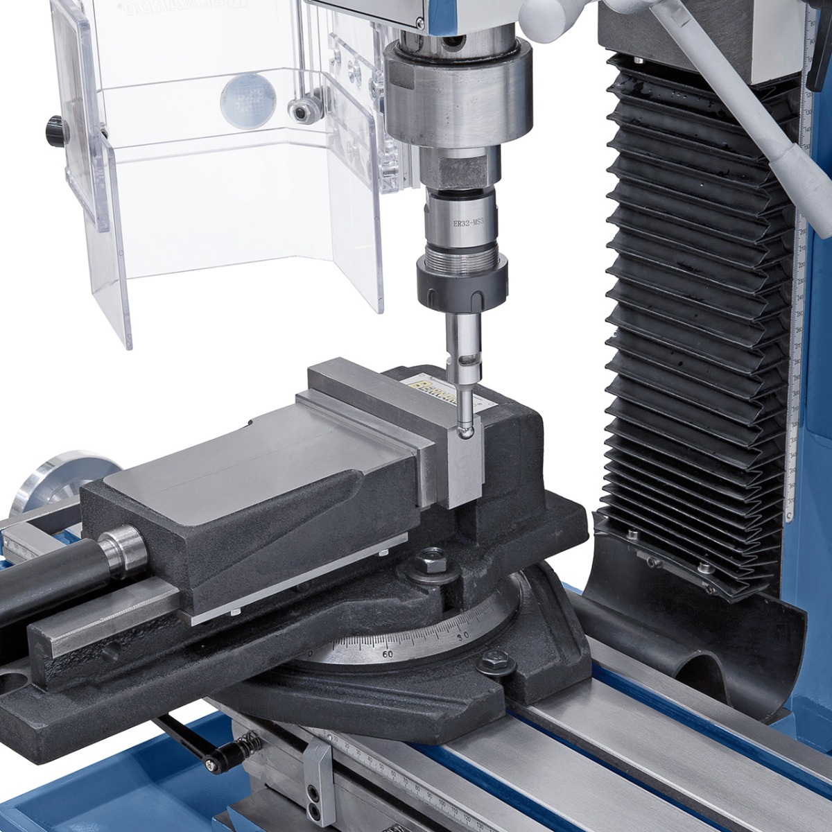 Bohr- und Fräsmaschine KF 28 Top mit Vorschub
