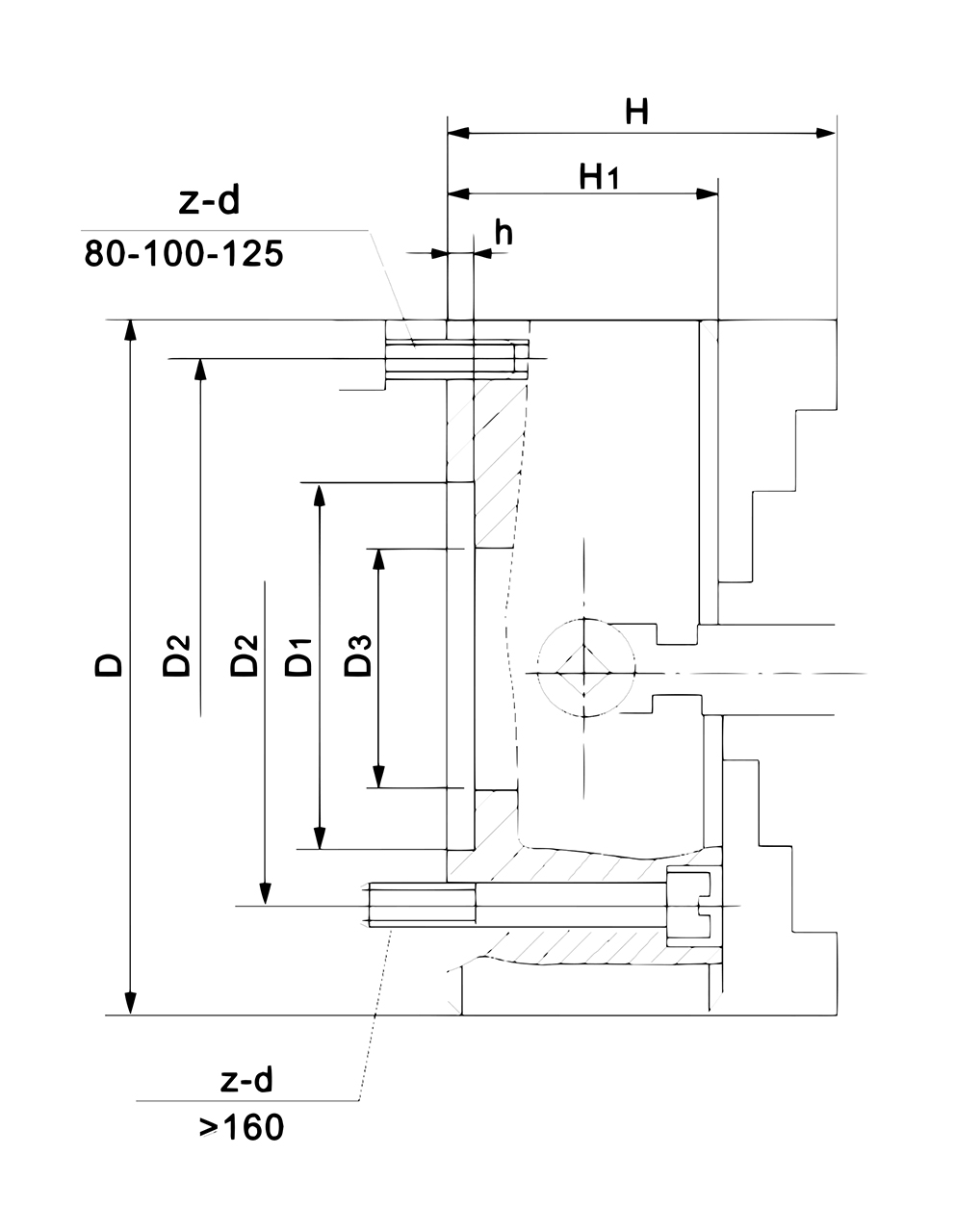 Planscheibe K72 - 80