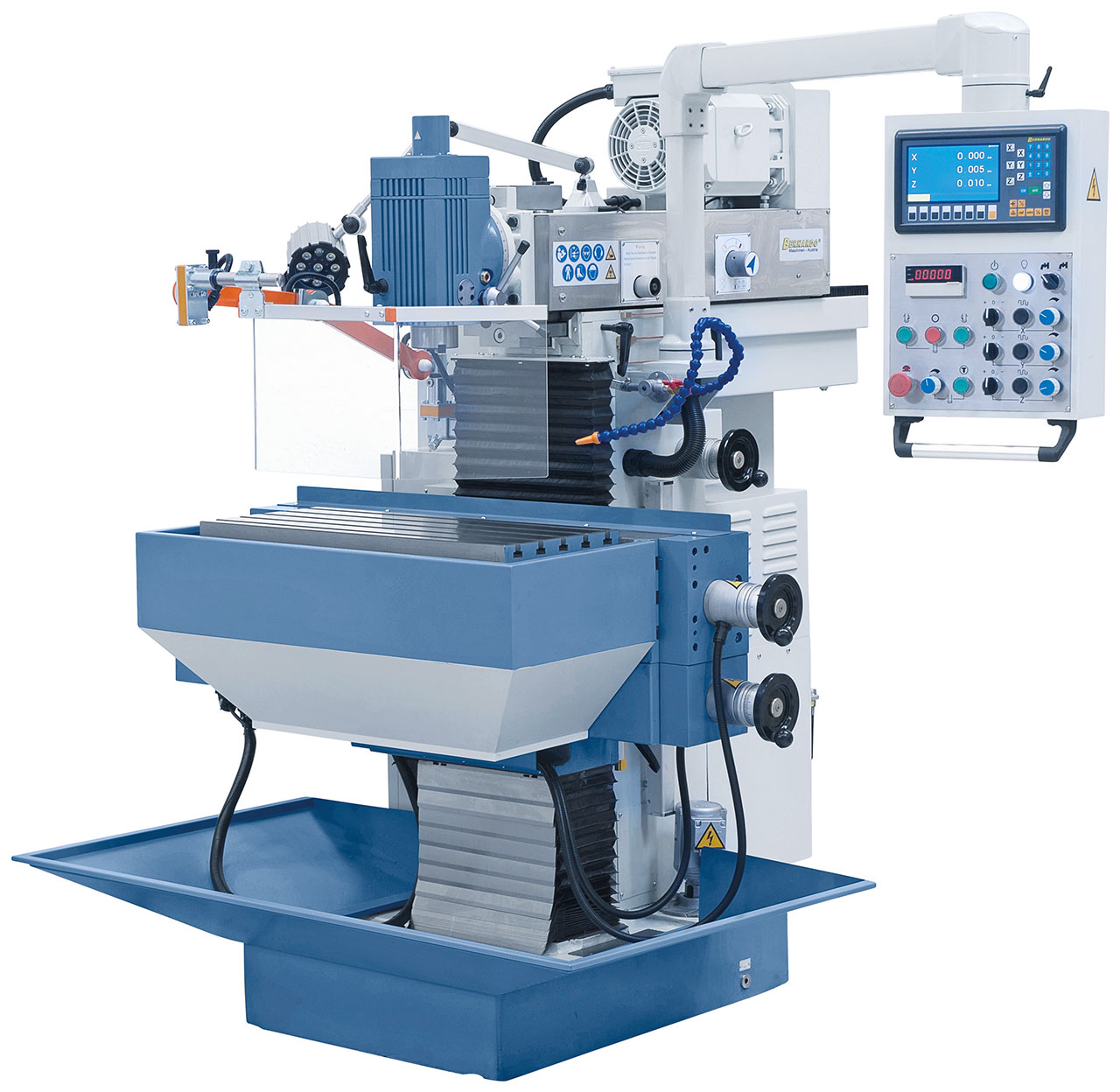 Universal-Werkzeugfräsmaschine WFM 750 Servo inkl. 3-Achs-Digitalanzeige ES-12 H **