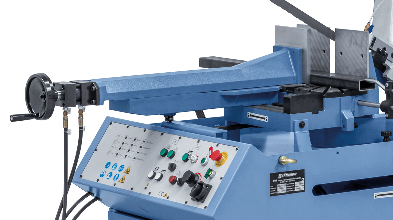 Halbautomatische Doppelgehrungsbandsäge MBS 600 DGA-V / 400 V