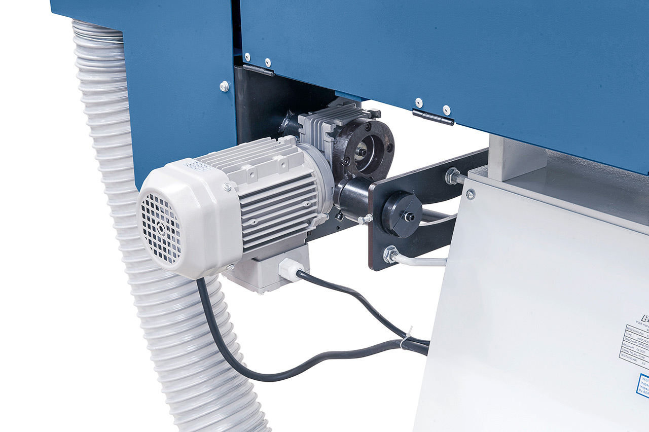 Wartungsfreier Getriebemotor für die Schleifbandoszillation.