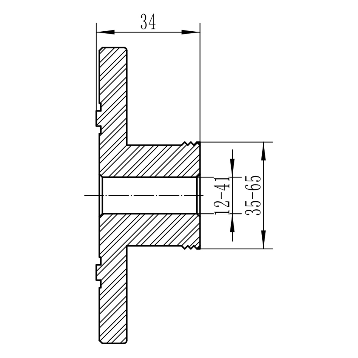 Spannzange 25 mm