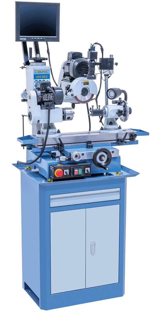 Universal-Werkzeugschleifmaschine mit Bildschirm UWS 350 S