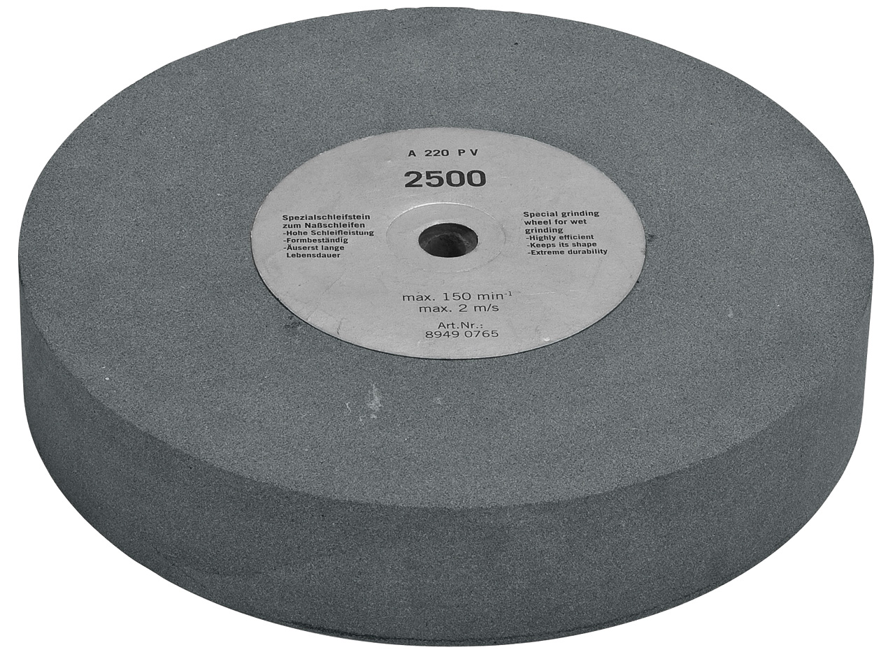 Schleifscheibe Normalkorund fein Ø 250 x 50 mm, Ø 32 mm, K 220 f. NTS 250 Top