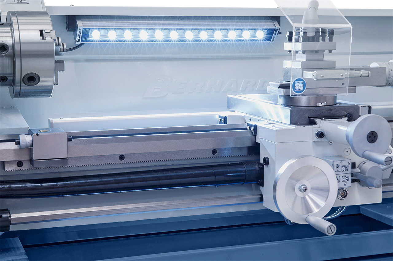 Leit- und Zugspindeldrehmaschine Profi 880 G Vario / 400 V inkl. 2-Achs-Digitalanzeige ES-12 V