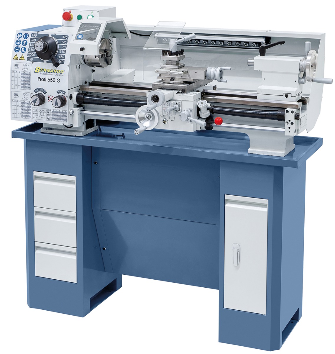 Leit- und Zugspindeldrehmaschine Profi 650 G / 400 V