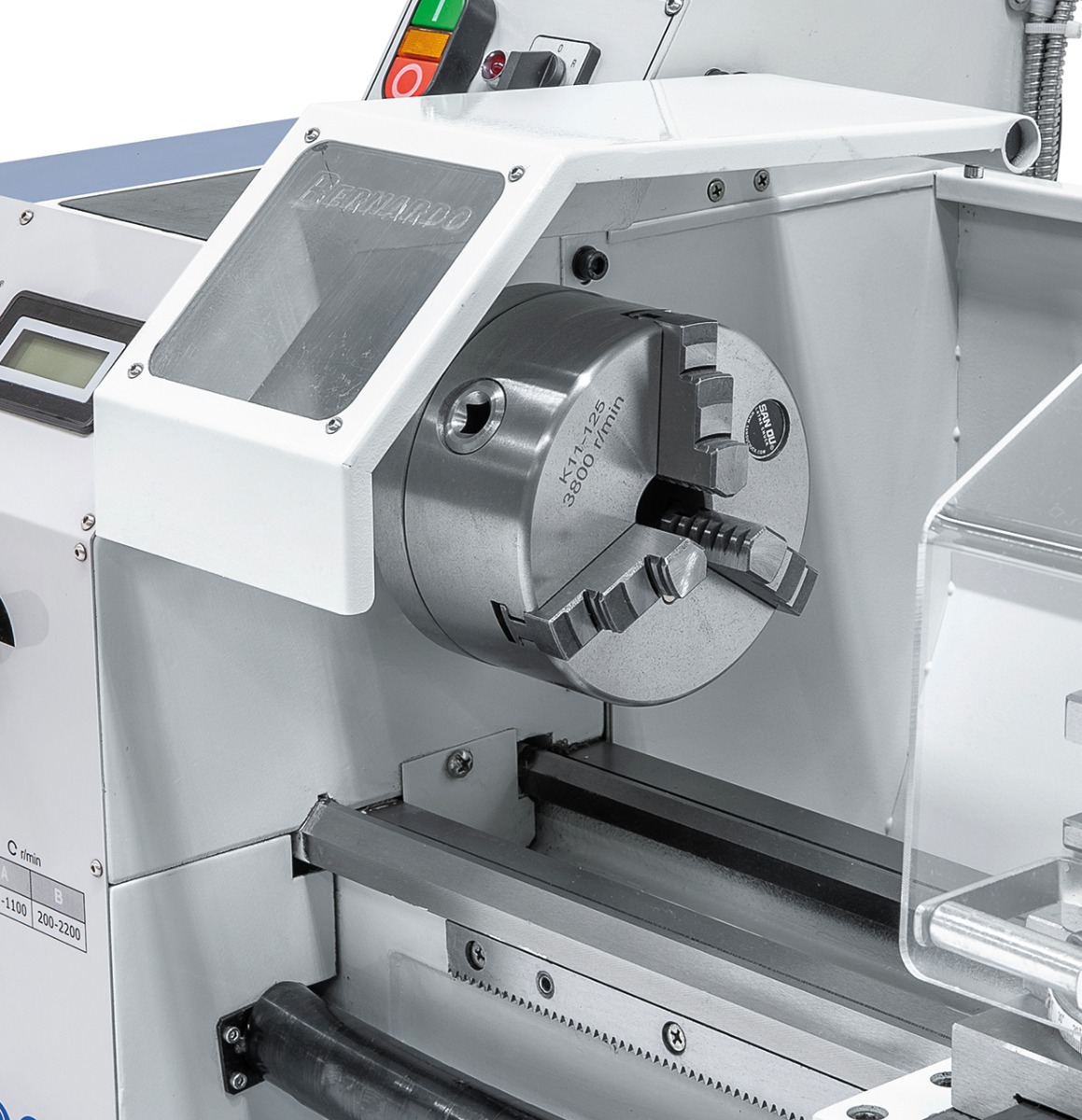 Leitspindel-Drehmaschine Profi 450 S Vario / 230 V inkl. 2-Achs-Digitalanzeige DT 40