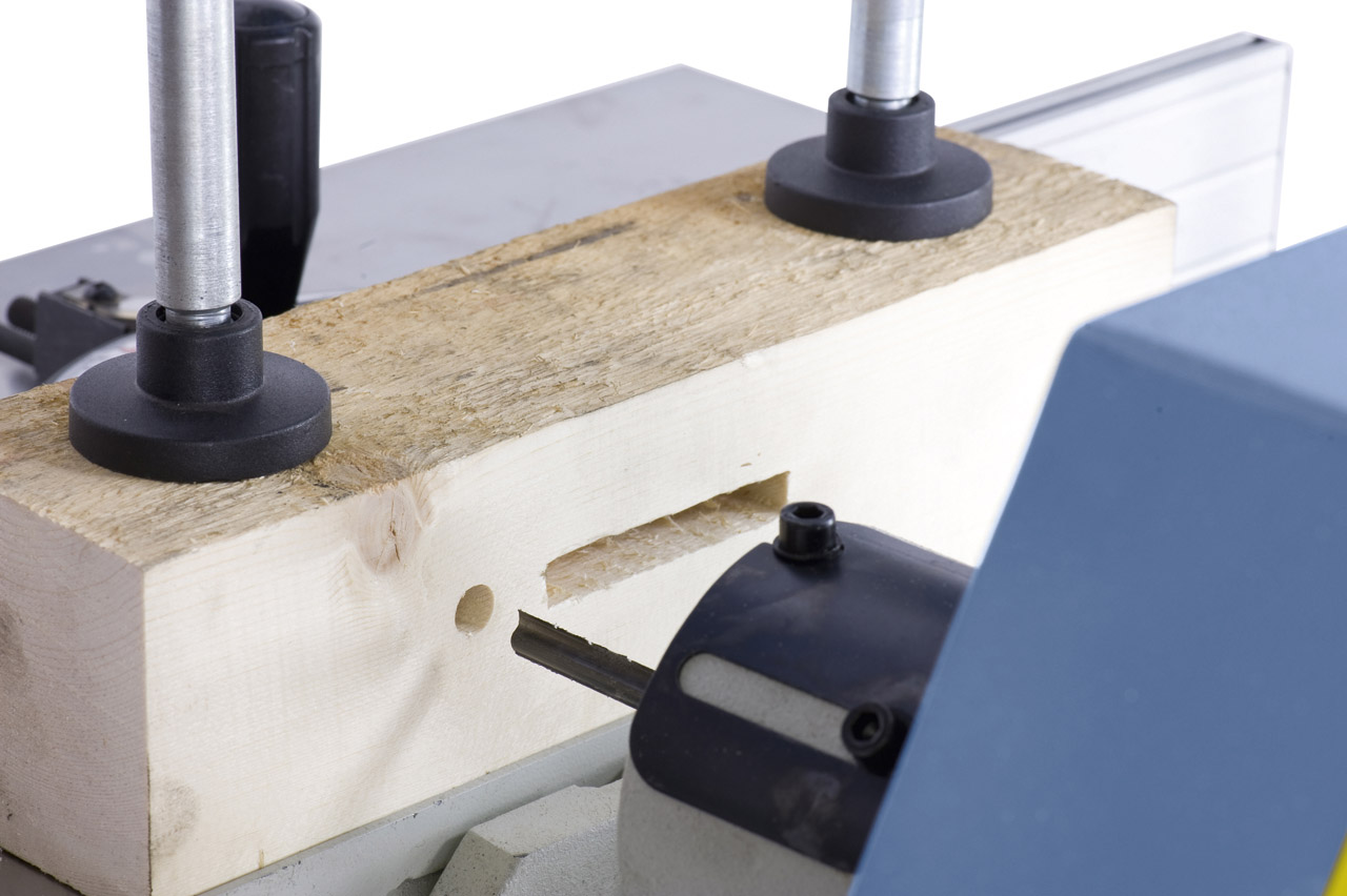 Langlochbohrmaschine LBM 220 / 400 V inkl. Tischverbreiterungen und -verlängerung