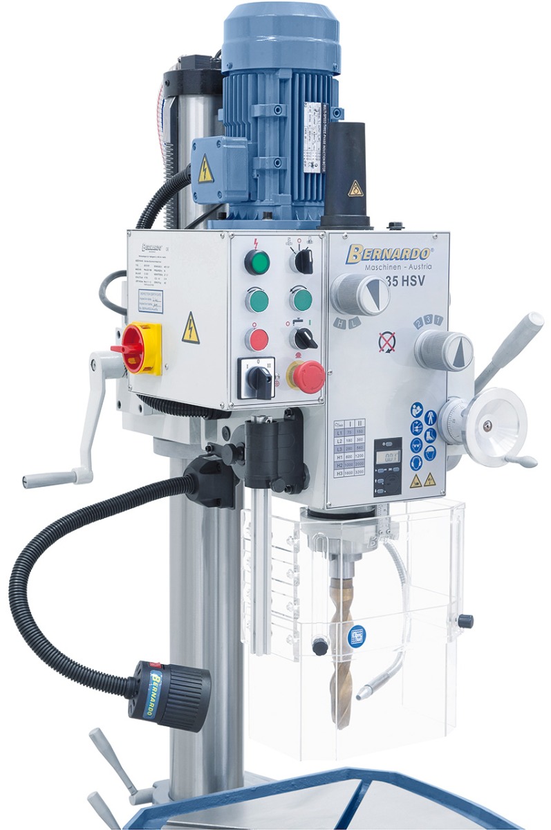 Getriebe-Säulenbohrmaschine GB 35 HSV mit Kühlmitteleinrichtung