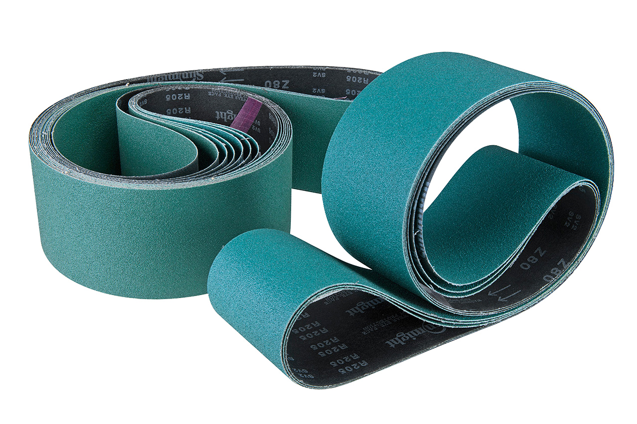 Gewebeschleifband für KRPS 100 x 2000 Duo - Edelstahl, 2000 x 100 mm - K 60 ( 10 Stk. )