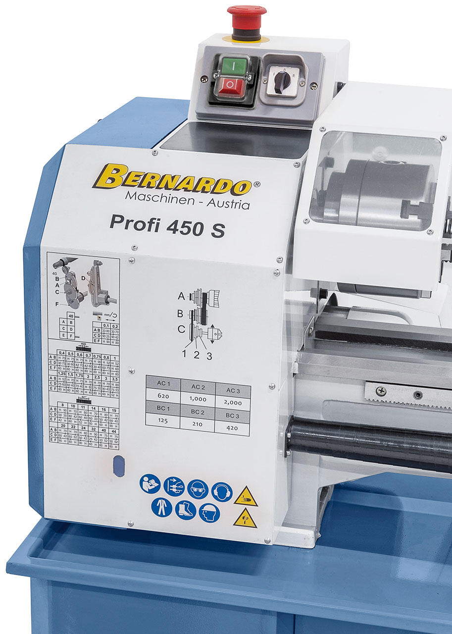 Leitspindel-Drehmaschine Profi 450 S / 230 V