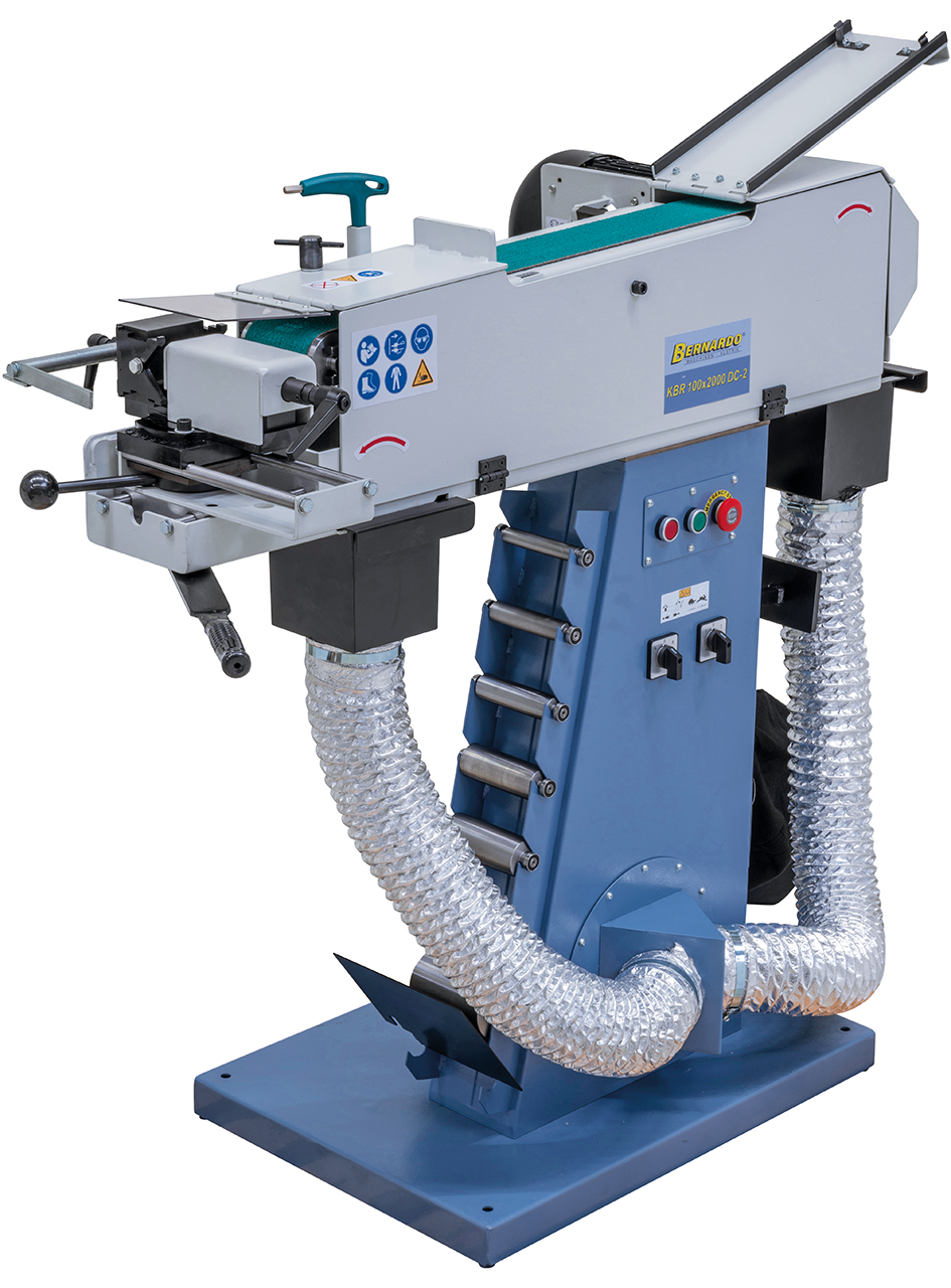 Rohr- und Profilendenschleifmaschine mit Absaugung KBR 100 x 2000 DC-2