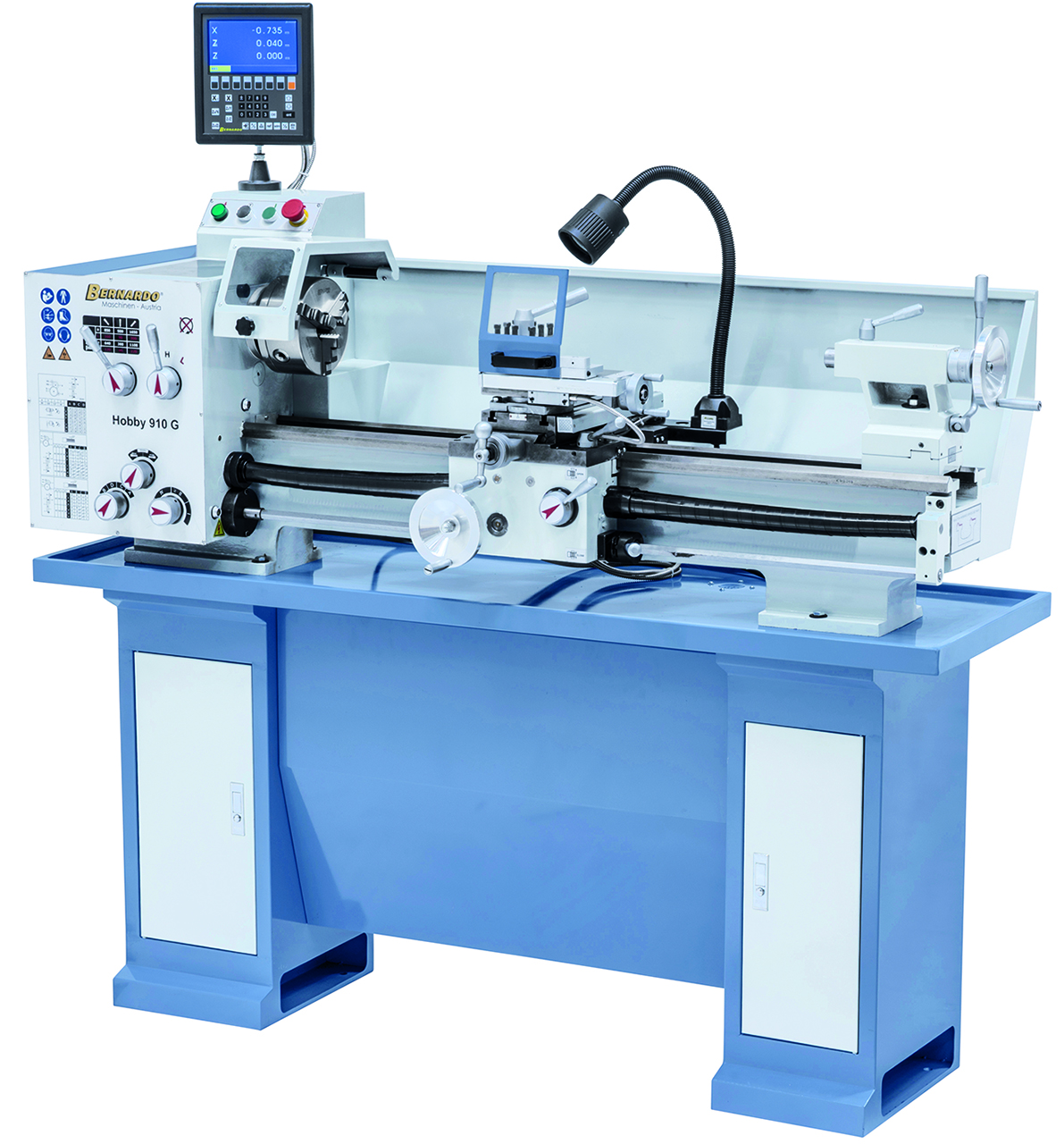 Drehmaschine Hobby 910 G / 400 V inkl. 3-Achs-Digitalanzeige ES-12 V