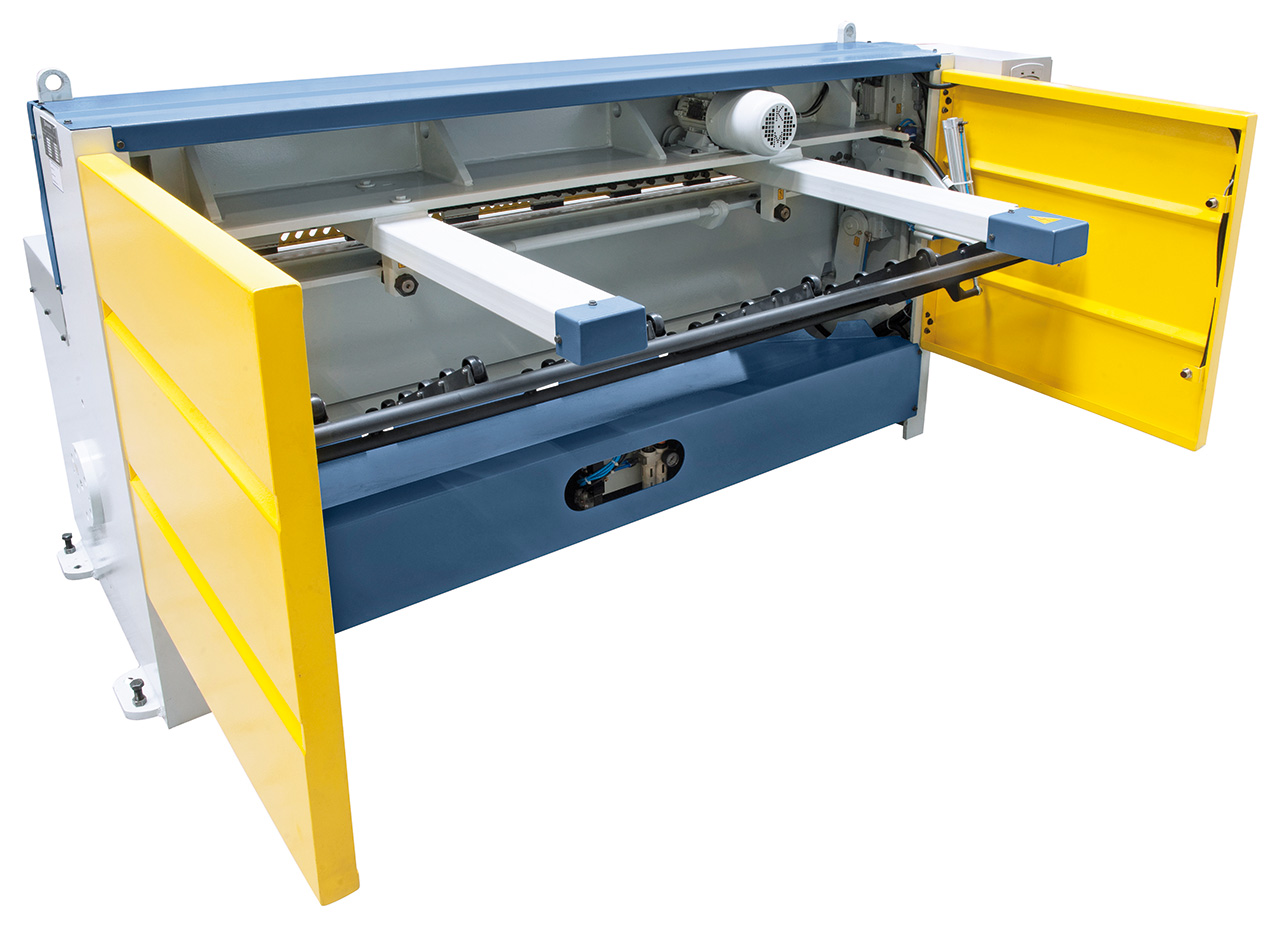 Motorische Tafelschere mit Blechauswurf nach vorne und hinten MTR 2060 x 3 mm NCC mit pneumat. Blechhochhaltevorrichtung *