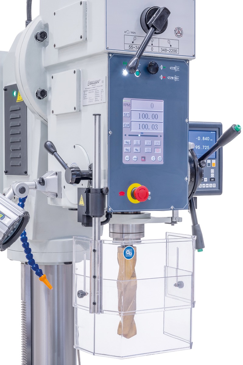 Getriebe-Säulenbohrmaschine GB 55 SK NC Vario mit Kreuztisch *