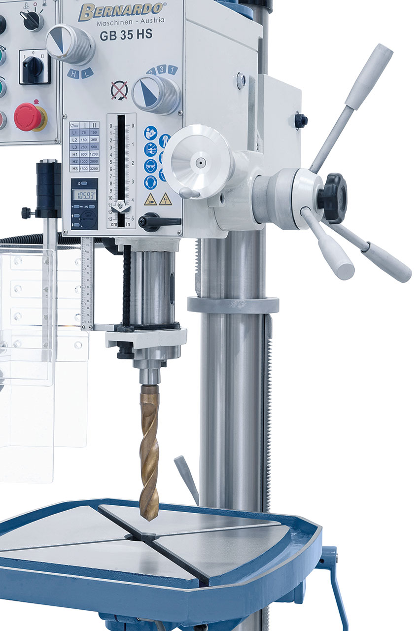 Getriebe-Säulenbohrmaschine GB 35 HS