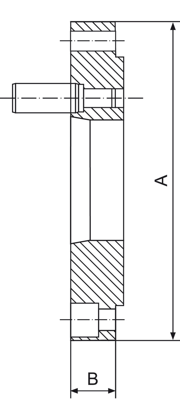 Kurzkegelflansch FLD-200/D6