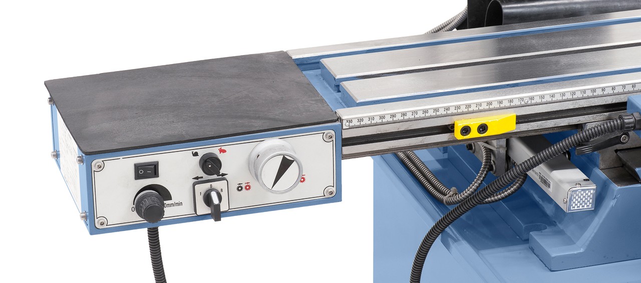 Bohr- und Fräsmaschine KF 25 D Vario inkl. 3-Achs Digitalanzeige DT 40
