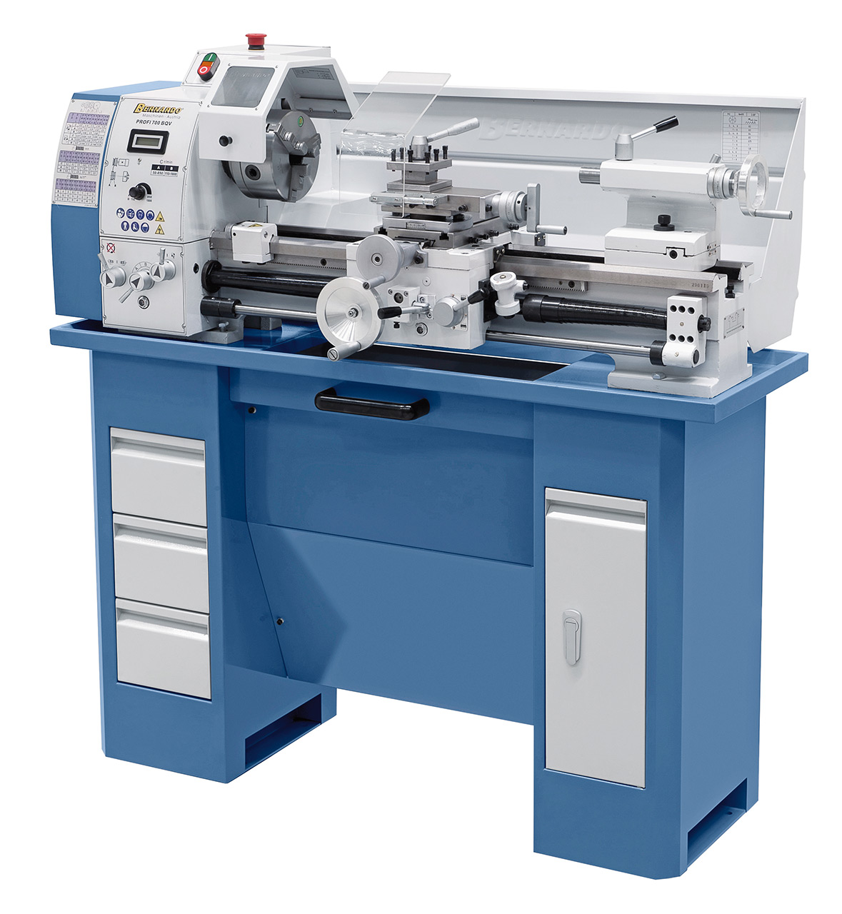 Leit- und Zugspindeldrehmaschine Profi 700 BQV / 230 V