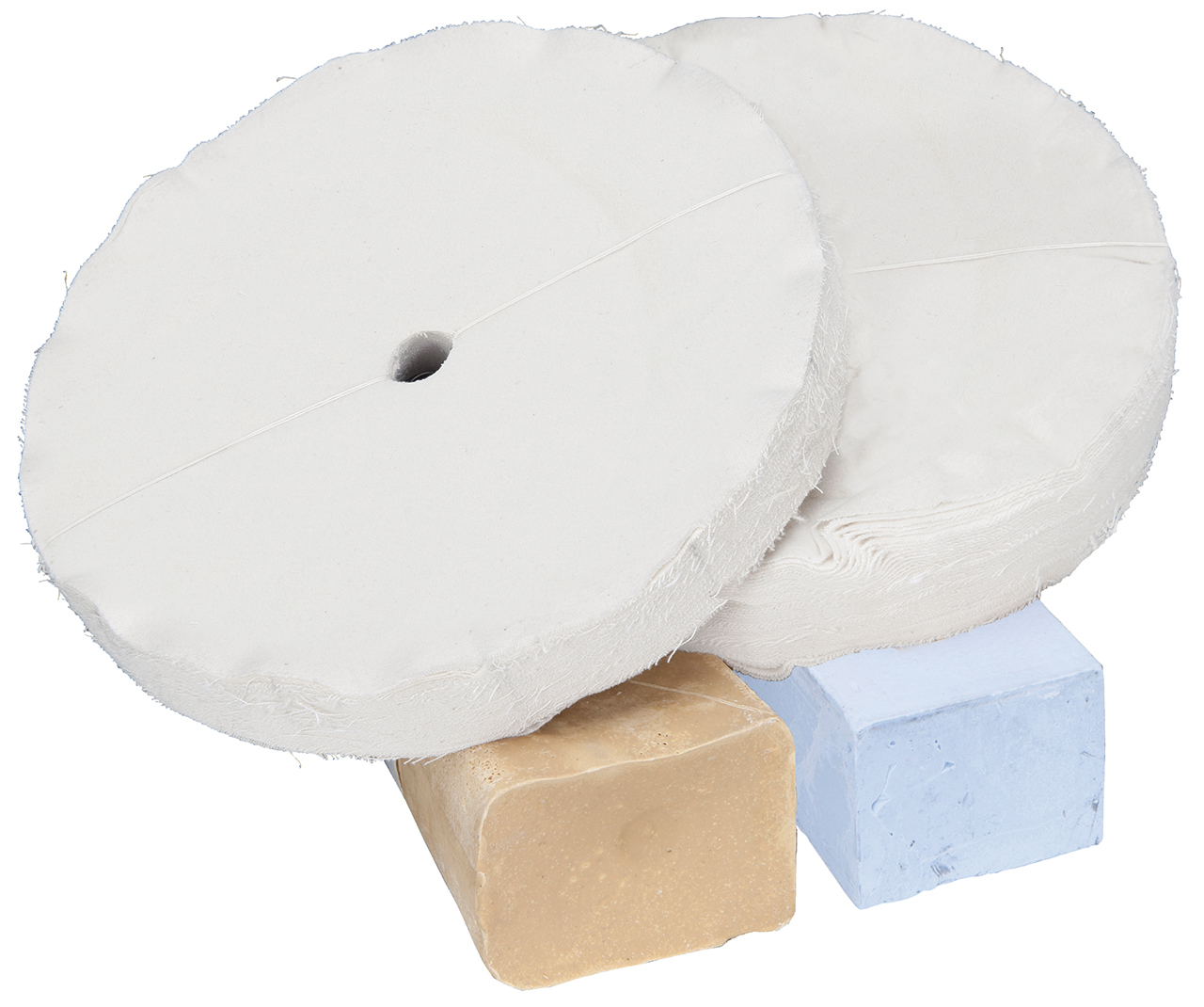 Polierset für Holz Ø 200 x 20 mm, Ø 16 mm, 4-tlg.