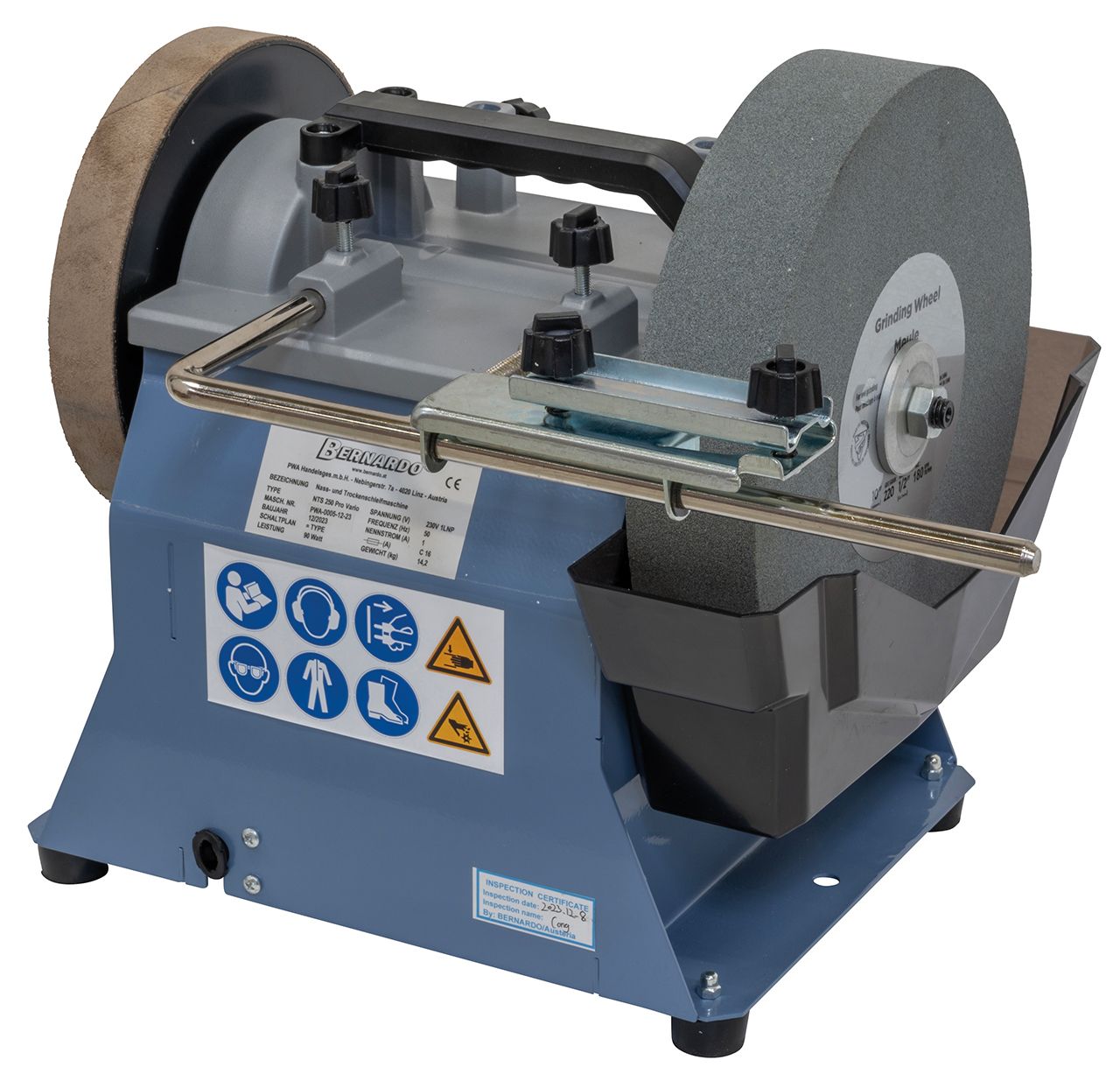 Nass- und Trockenschleifmaschine NTS 250 Pro Vario