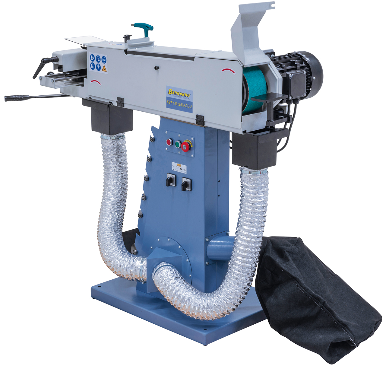Rohr- und Profilendenschleifmaschine mit Absaugung KBR 100 x 2000 DC-2