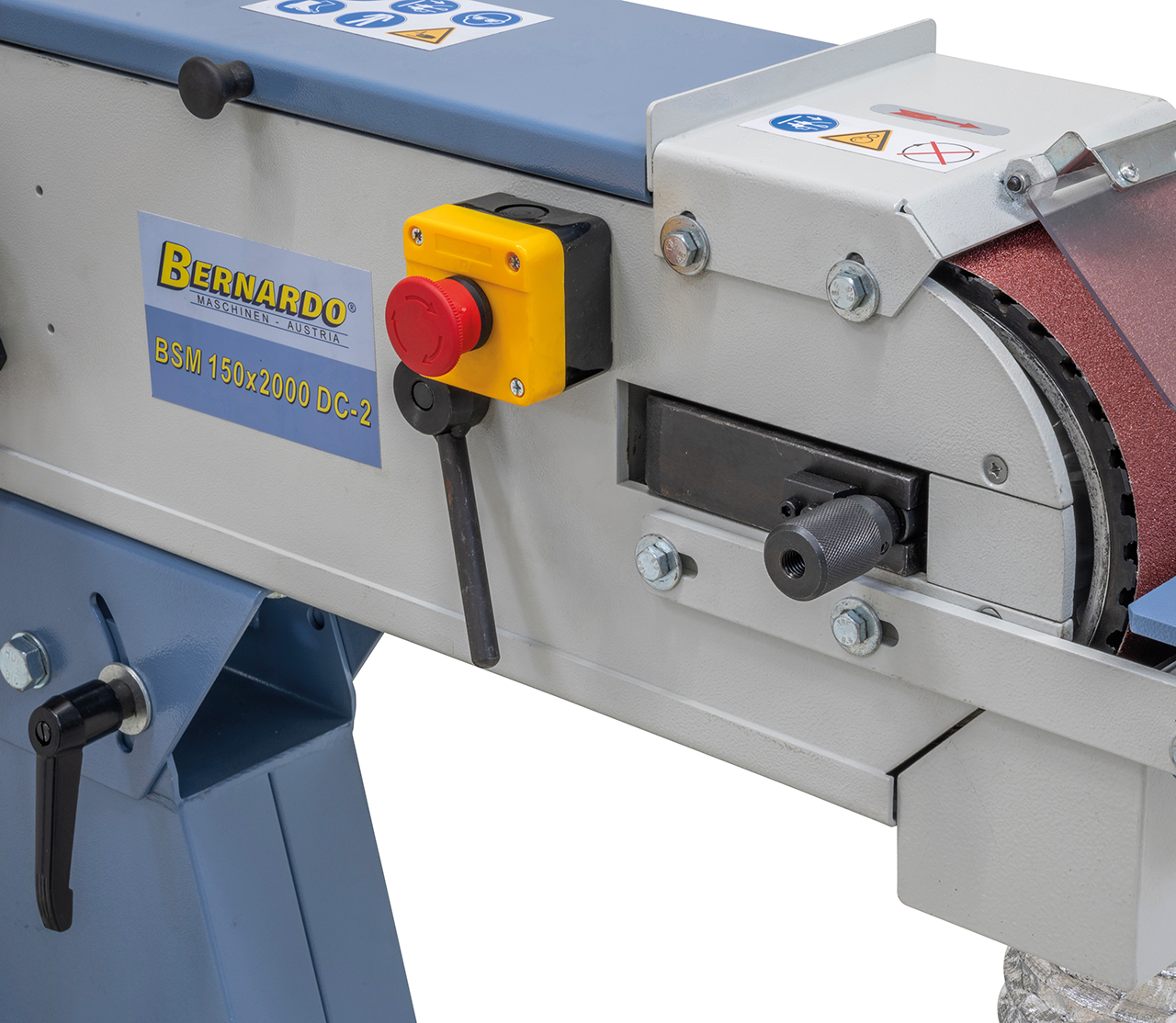 Bandschleifmaschine mit Absaugung BSM 150 x 2000 DC-2 / 400 V