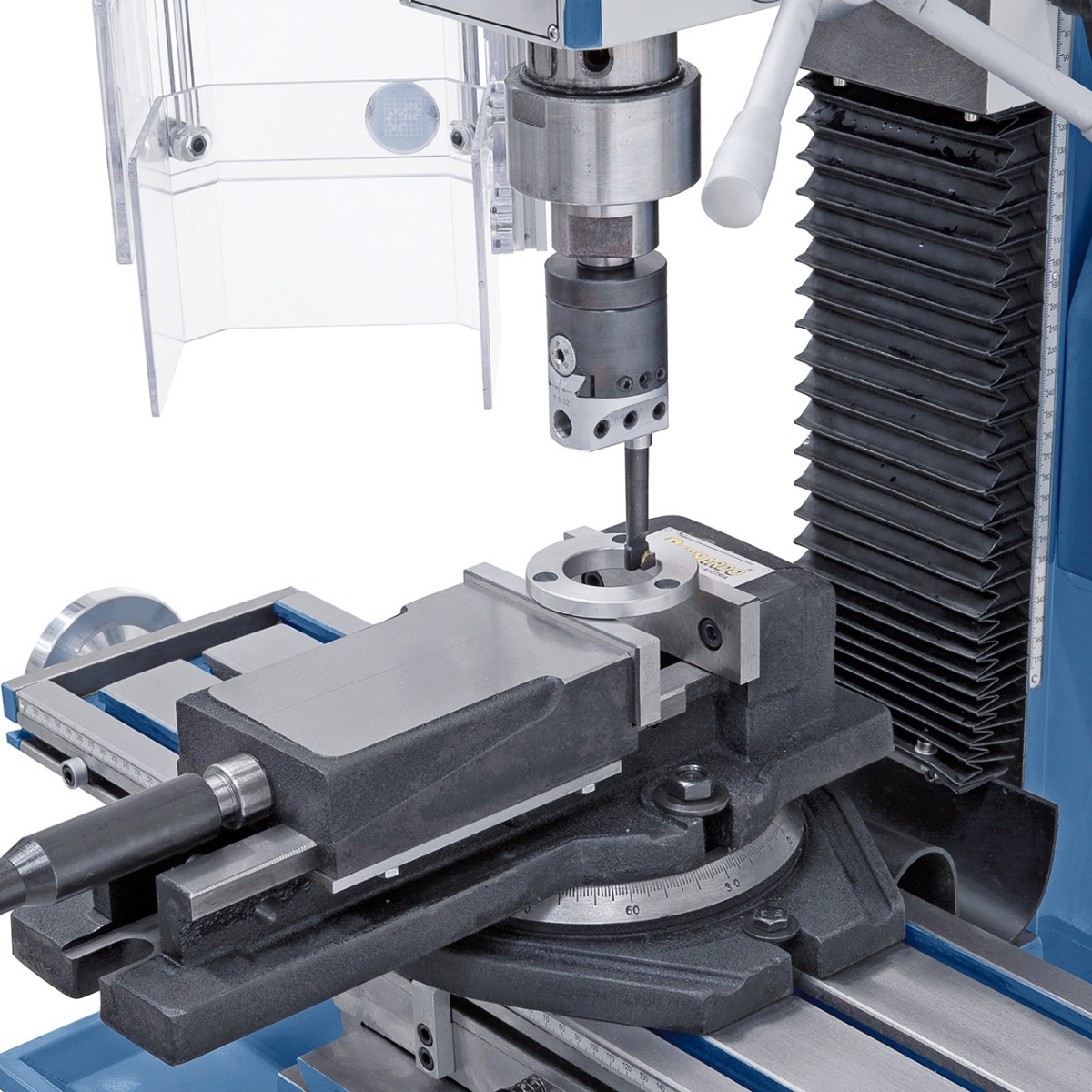 Bohr- und Fräsmaschine KF 28 Top mit Vorschub