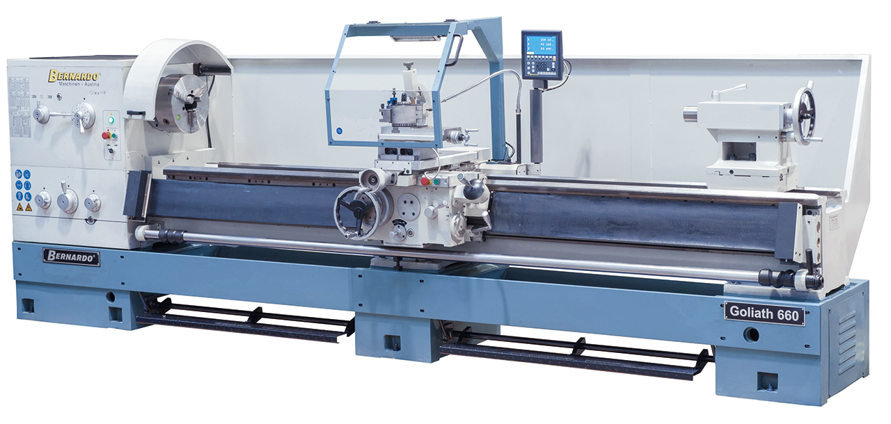 Produktionsdrehmaschine Goliath 660 x 3000 inkl. 3-Achs-Digitalanzeige *