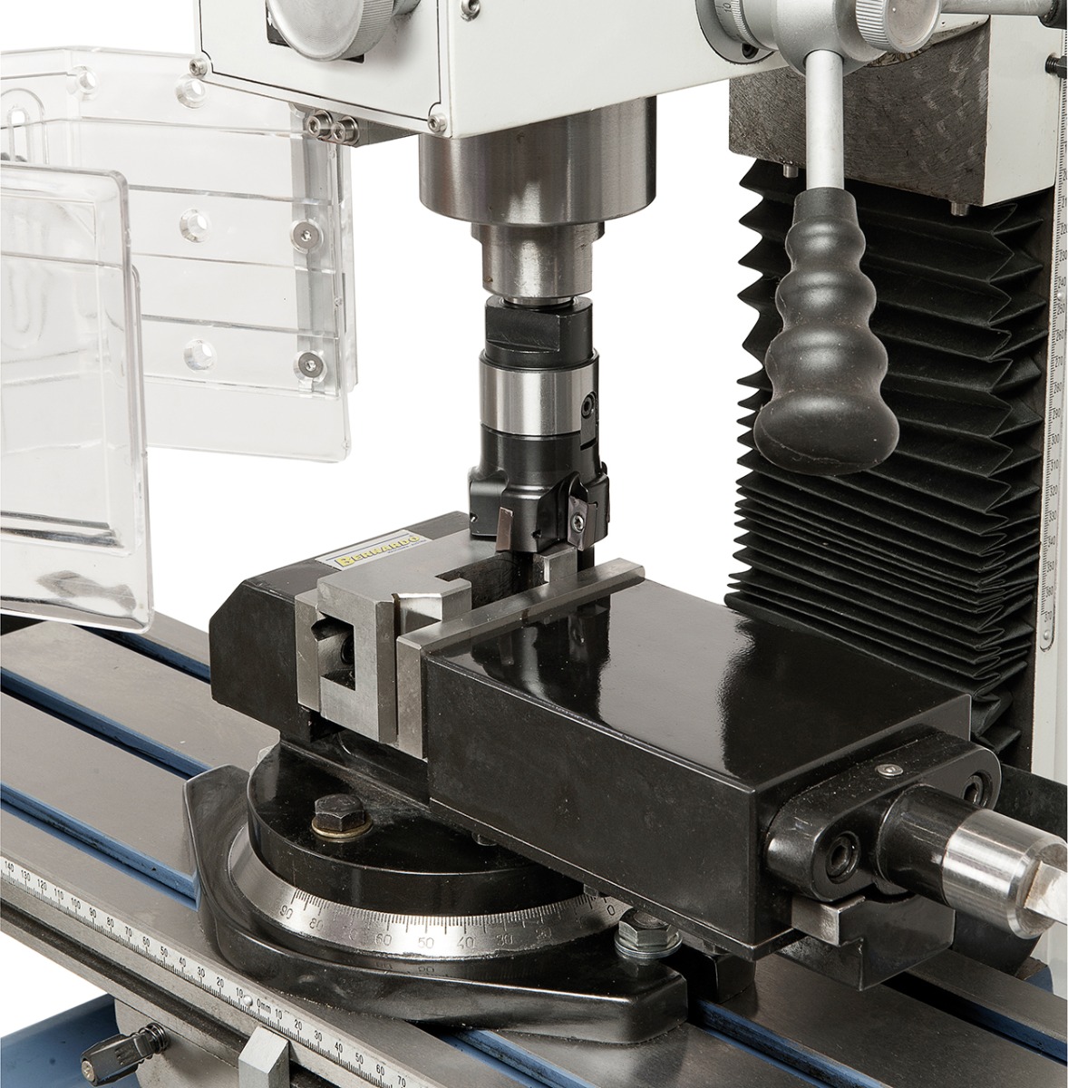 Bohr- und Fräsmaschine KF 25 D Vario inkl. 3-Achs Digitalanzeige DT 40