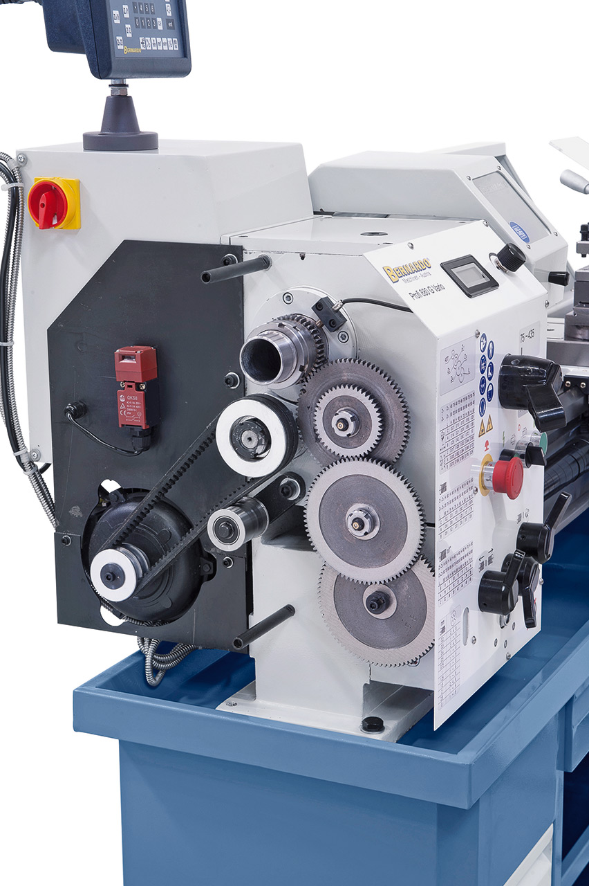 Leit- und Zugspindeldrehmaschine Profi 880 G Vario / 230 V inkl. 2-Achs-Digitalanzeige ES-12 V