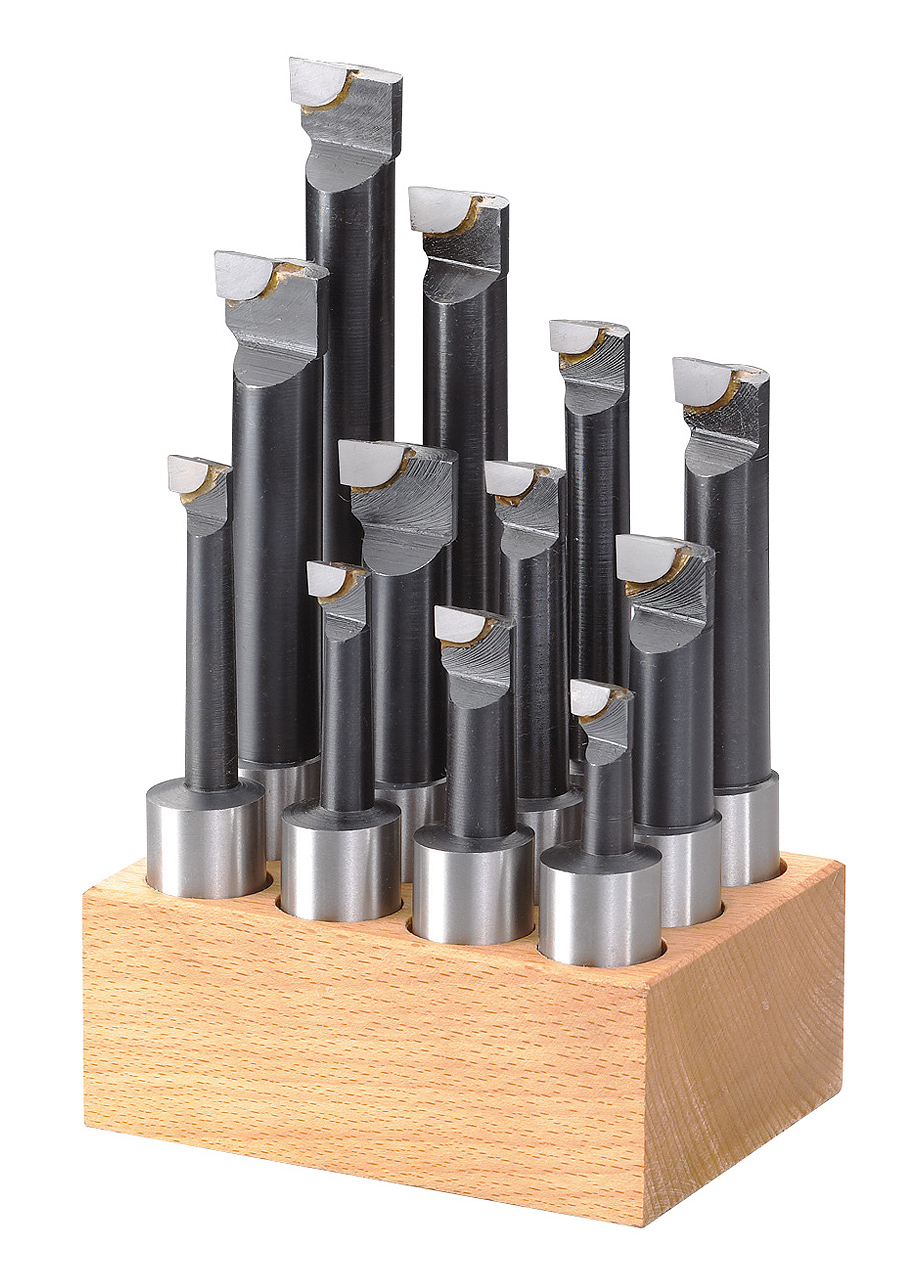 Bohrstangensatz 9-tlg., Schaft diam. 12 mm