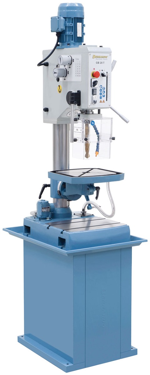 Getriebe-Tischbohrmaschine GB 28 T mit Kühlmitteleinrichtung