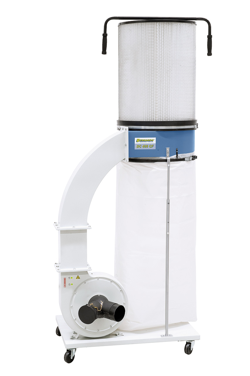 Absauganlage mit Feinstaubfilterpatrone DC 450 CF / 400 V