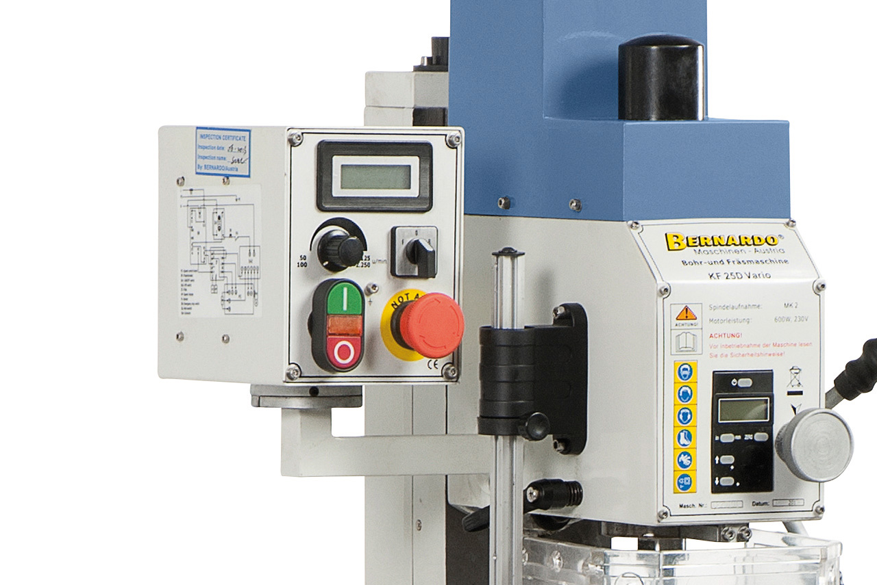 Bohr- und Fräsmaschine KF 25 D Vario