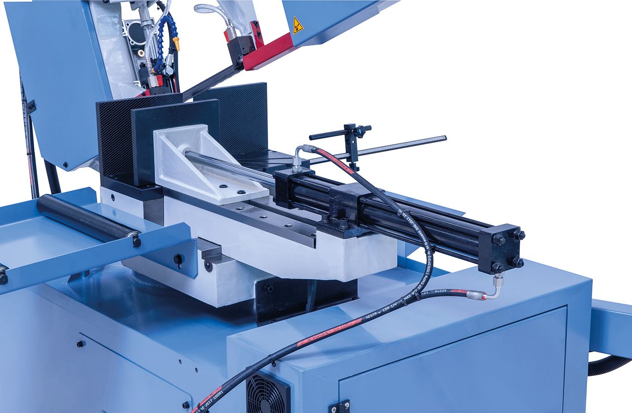 Halbautomatische Doppelgehrungsbandsäge DGS 460 HV