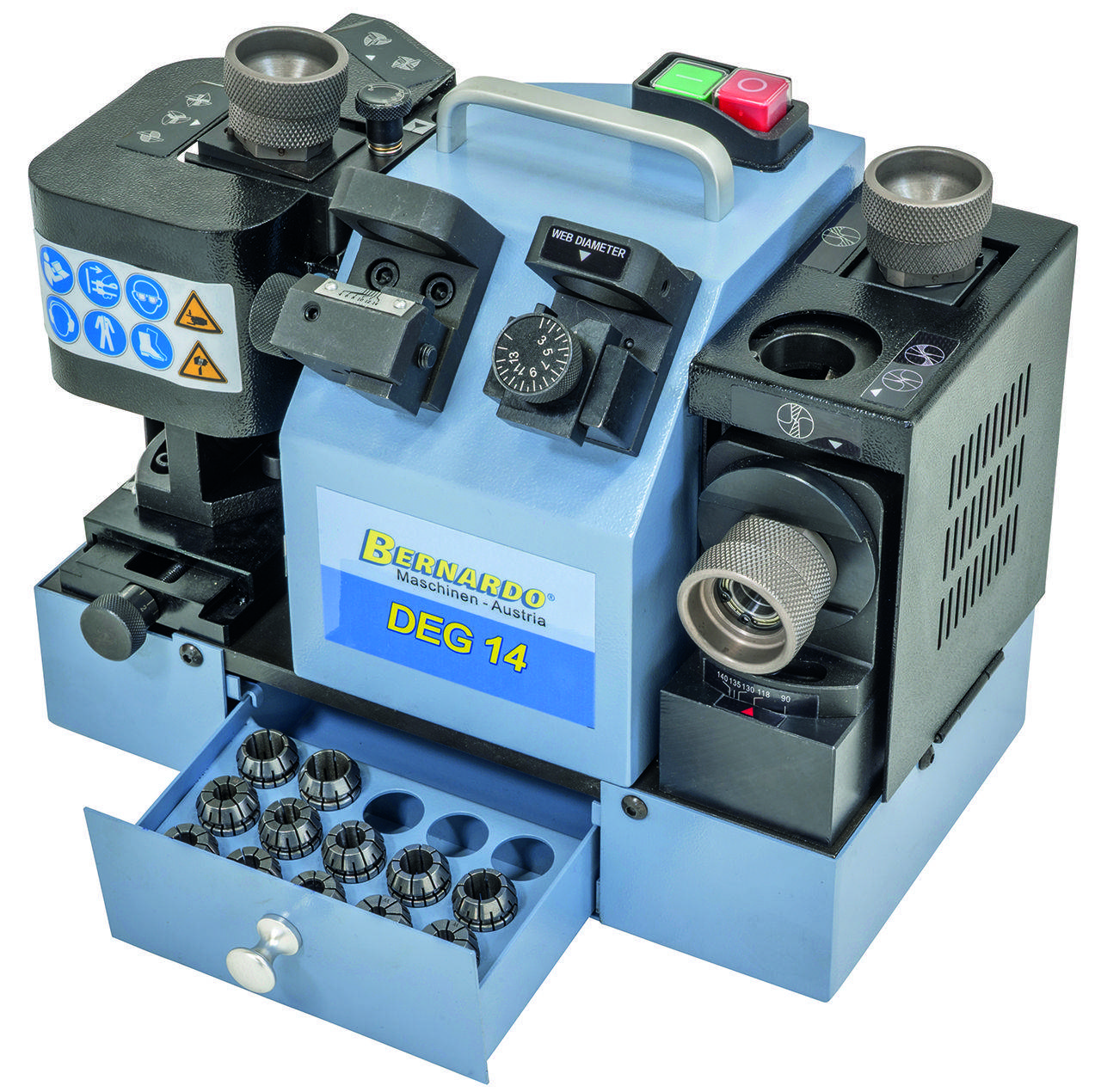 Bohrer- und Schaftfräserschleifmaschine DEG 14