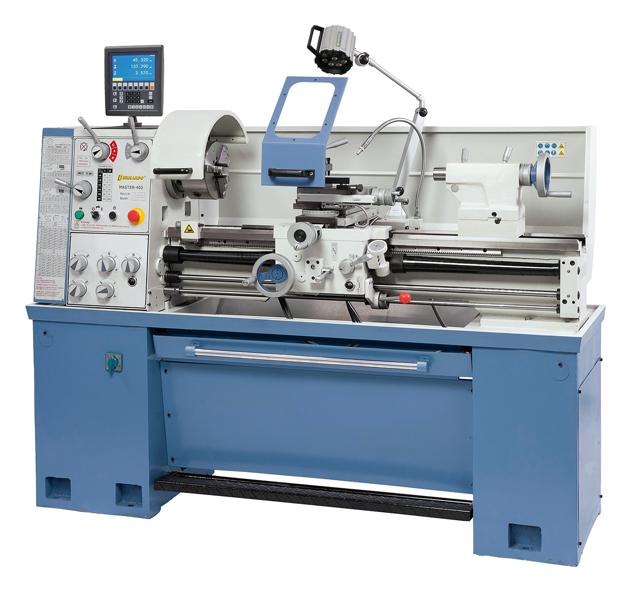 Universaldrehmaschine Master 400 x 1000 inkl. 3-Achs-Digitalanzeige