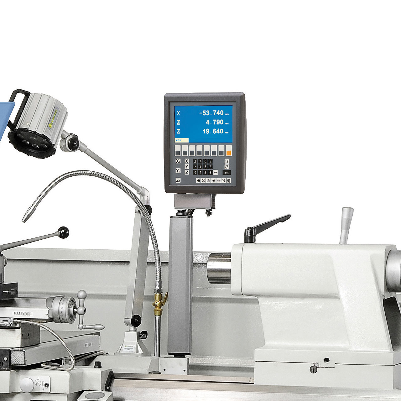 Produktionsdrehmaschine Titan 660 x 2000 inkl. 3-Achs-Digitalanzeige *