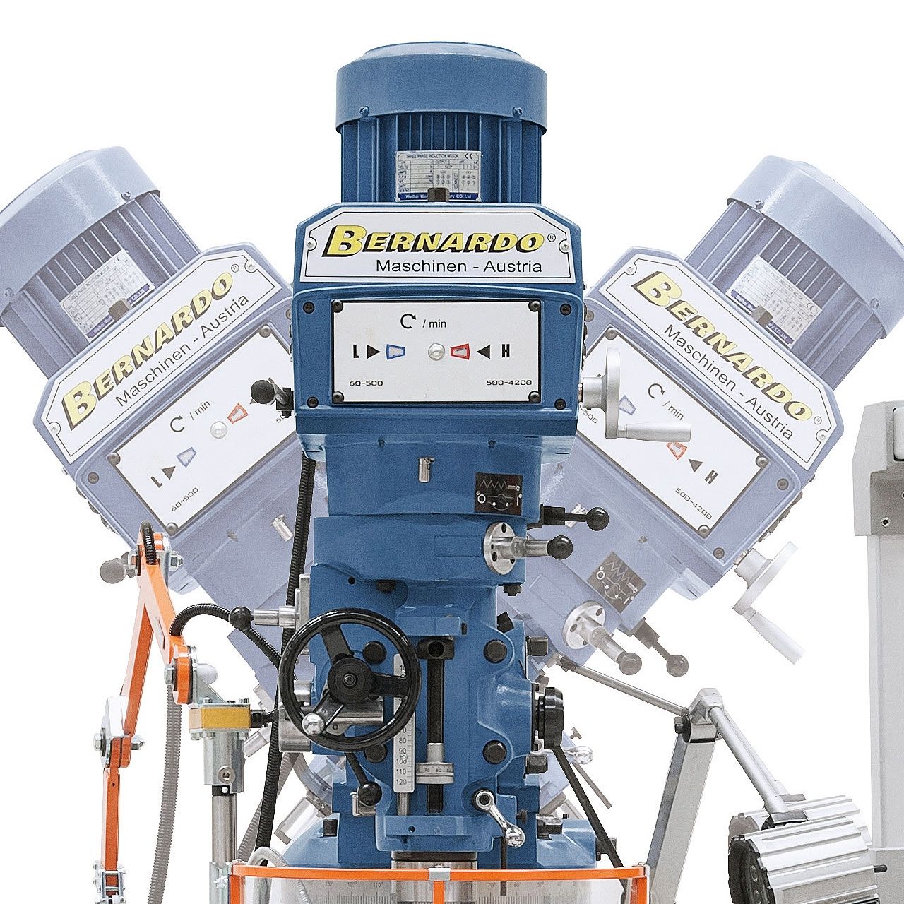 Mehrzweckfräsmaschine MFM 250 Super inkl. 3-Achs-Digitalanzeige montiert *
