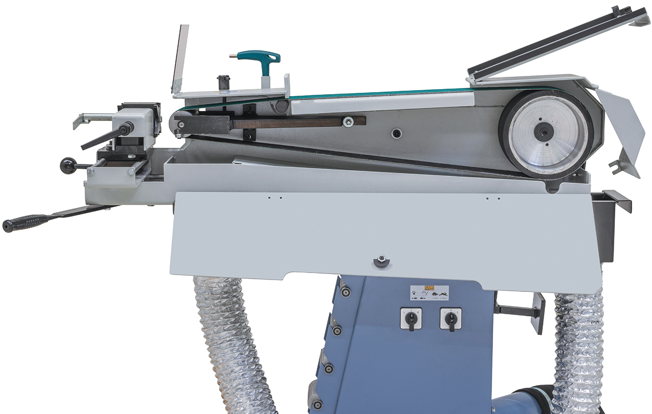 Rohr- und Profilendenschleifmaschine mit Absaugung KBR 100 x 2000 DC-2