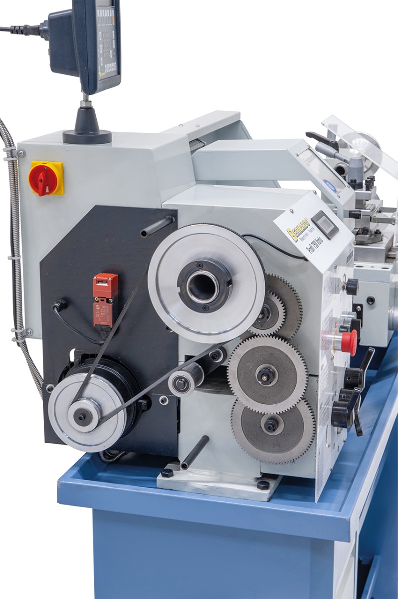 Leit- und Zugspindeldrehmaschine Profi 750 Vario / 400 V inkl. 2-Achs Digitalanzeige ES-12 V