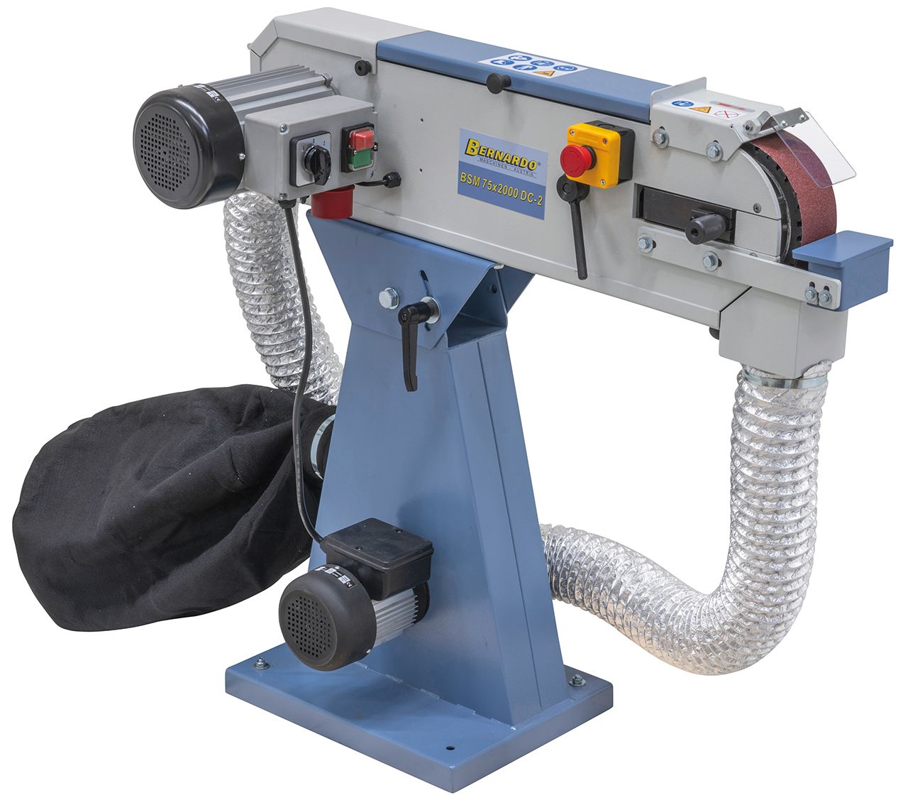 Bandschleifmaschine mit Absaugung BSM 75 x 2000 DC-2 / 400 V
