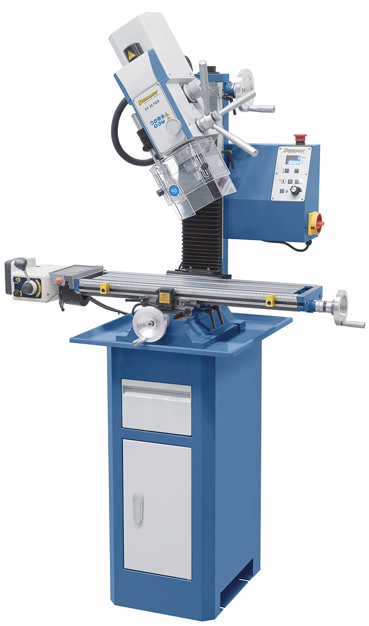 Bohr- und Fräsmaschine KF 28 Top mit Vorschub
