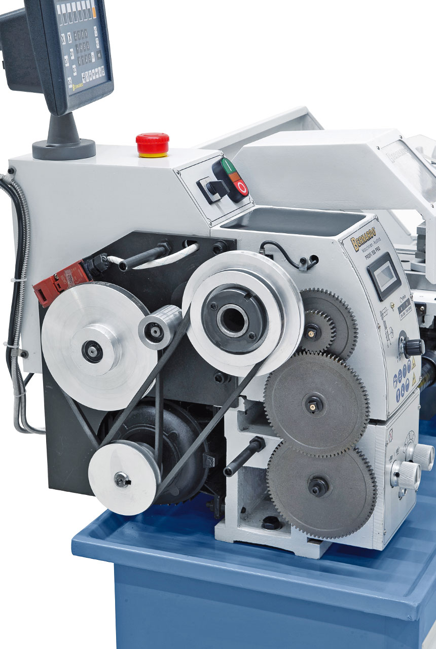 Leitspindel-Drehmaschine Profi 550 PRO / 400 V inkl. 2-Achs-Digitalanzeige ES-12 V
